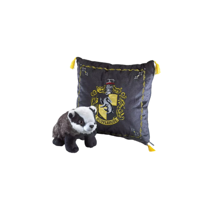 Coussin Harry Potter avec peluche - Poufsouffle