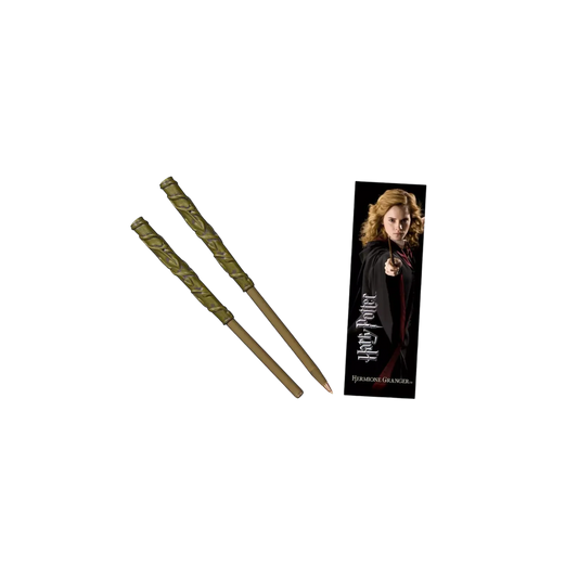 Stylo baguette Harry Potter - Hermione Granger (avec marque page)