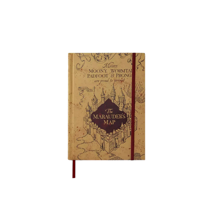 Carnet Harry Potter - Carte du maraudeur