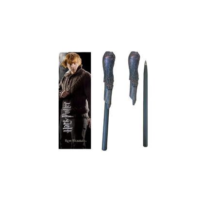 Stylo baguette Harry Potter - Ron Weasley (avec marque page)