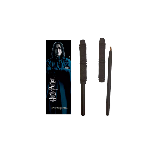 Stylo baguette Harry Potter - Severus Rogue (avec marque page)